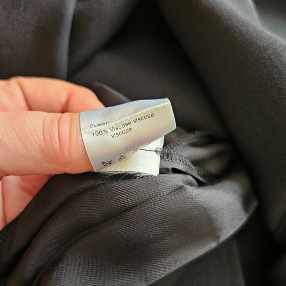 AKRIS Lightweight Wool Blend Knee-Length Pencil Skirt US 6, Black - Picture 10 of 13